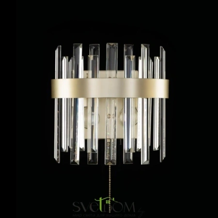 Citilux Лаура CL301422 Бра хрустальное с выключателем Шампань CITILUX