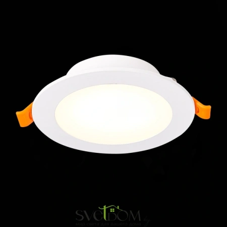 ST212.508.10 Св-к встр. Белый LED 1*10W 3000K/4000K/6000K 850Lm Ra80 110° IP20 D120xH30 220-240V Встраиваемые светильники ST LUCE