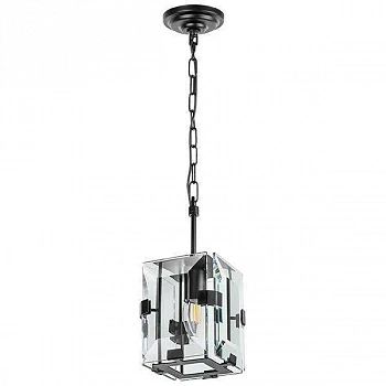 Lightstar 713217 Люстра NOVARA 1x40W E14 ЧЕРНЫЙ МАТОВЫЙ