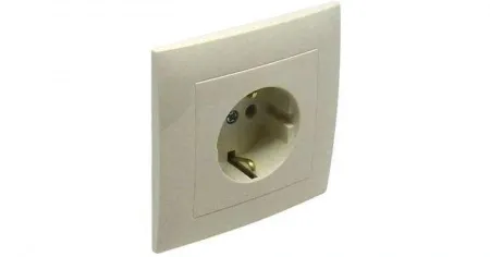 Розетка 2к+з с защитными шторками в сборе Logus90 Efapel 90138 CMF