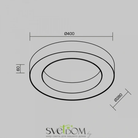 Потолочные светильники Maytoni C093CL-36W4K-W от Магазина Svetdom.by