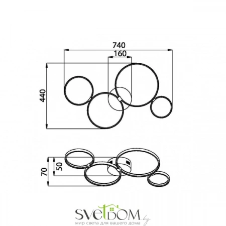 Потолочные светильники Maytoni MOD448CL-L35WK от Магазина Svetdom.by