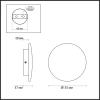 Настенный светильник Odeon Light ECLISSI 3871/6WLU