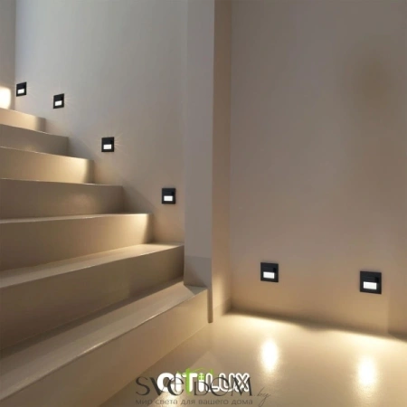 Citilux Скалли CLD006K5 LED Встраиваемый светильник лестничный Чёрный CITILUX