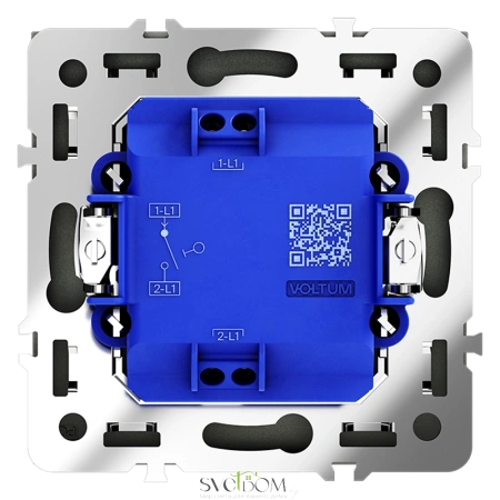 Выключатель одноклавишный Voltum S70 VLS010106  Voltum VLS010106