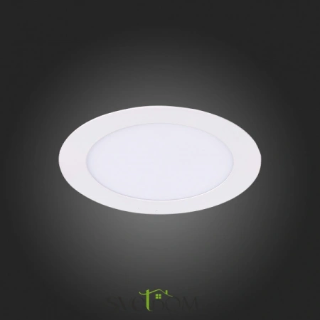 ST210.538.08 Св-к встр. Белый LED 1*8W 3000K 640Lm Ra80 110° IP20 D120xH30 220-240V Встраиваемые светильники ST LUCE