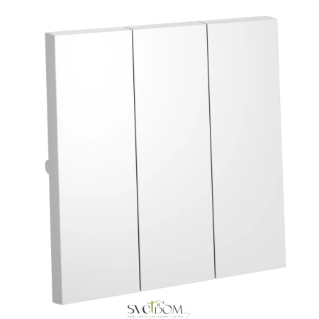 Клавиша для выключателя трехклавишного Voltum S70 Белый VLS000502 Voltum VLS000502