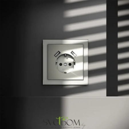 Розетка с USB, А+А Voltum S70 VLS040405  Voltum