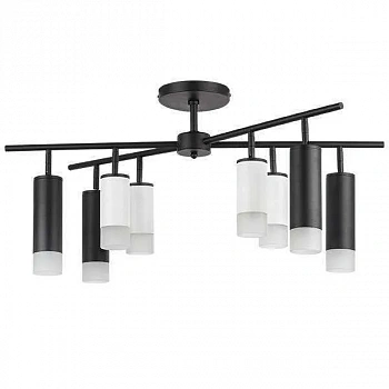 Lightstar LR7283648741 Люстра RULLO 8х50W GU10 ЧЕРНЫЙ/БЕЛЫЙ (571728+214436-4+214487-4+202431-8)
