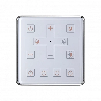 359393 PULT NT24 000 белый Беспроводной пульт дистанционного управления (2.4G) для арт. 359362-359377 IP20 GLAT