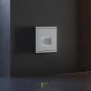 Накладка для розетки компьютерной RJ45 Voltum S70 Серый VLS001316 Voltum VLS001316