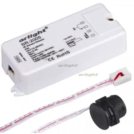ARLIGHT Диммер SR-2005 (12-36V, 96-288W, IR-Sensor) (Arlight, -)