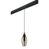 Lightstar PRO803027 Светильник д/1-фазн трека PENTOLA 1х25W G9 ХРОМ/ДЫМЧАТЫЙ/ЧЕРНЫЙ (803027+595007) Lightstar