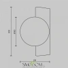 Настенные светильники MOD324WL-01B Maytoni | Svetdom.by