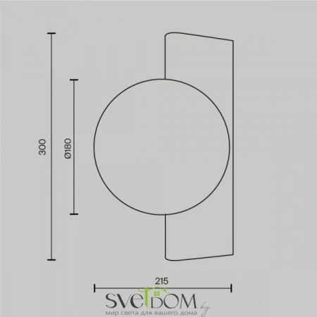 Настенные светильники MOD324WL-01B Maytoni | Svetdom.by