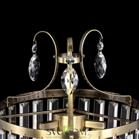 Citilux Инга CL335833 Настольная лампа хрустальная Бронза CITILUX