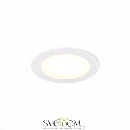 ST209.548.06 Св-к встр. Белый LED 1*6W 4000K 370Lm Ra80 110° IP20 D120xH8 90-265V Встраиваемые светильники ST LUCE