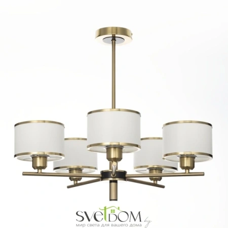 Citilux ALTON CL421253 Люстра на штанге с белыми абажурами CITILUX