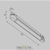 Трековый светильник Technical TR196-3-20W4K-W Maytoni