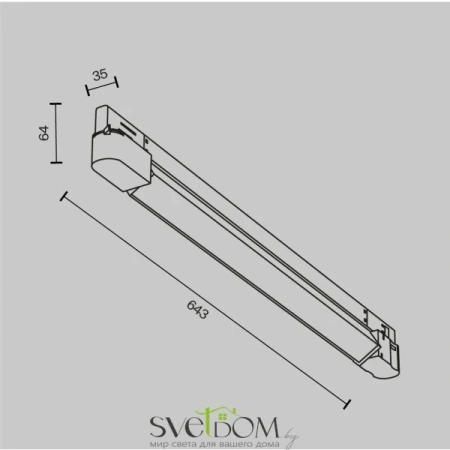 Трековый светильник Technical TR196-3-20W4K-W Maytoni