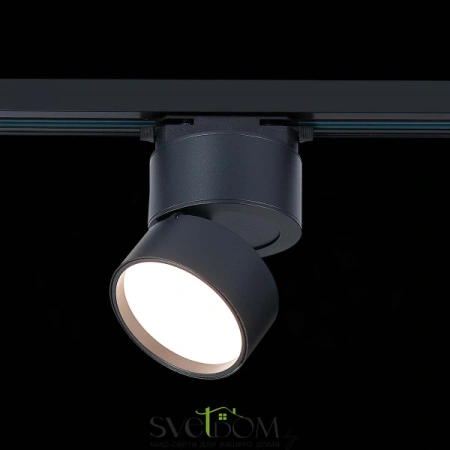ST651.436.09 Св-к трек. Черный LED 1*9W 3000K 720Lm Ra>90 120° IP20 D85xH122 170-240VV Однофазная трековая система ST LUCE