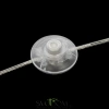 Citilux Линц CL402973T Торшер хром со столиком и кремовым абажуром CITILUX