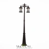 SL080.425.02 Светильник уличный наземный ST-Luce Темный кофе/Прозрачный, Темный кофе E27 2*100W LASTERO ST LUCE