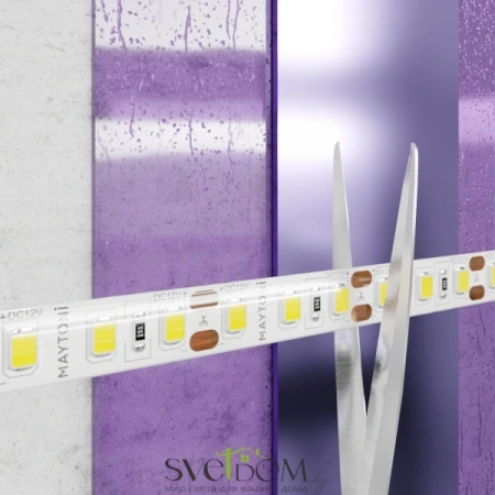 Светодиодная лента 12В 2835 14,4Вт/м 4000K 5м IP65 10118