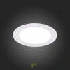 ST210.538.08 Св-к встр. Белый LED 1*8W 3000K 640Lm Ra80 110° IP20 D120xH30 220-240V Встраиваемые светильники ST LUCE