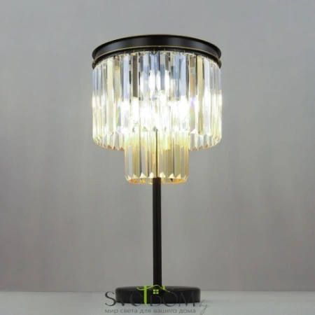 Citilux Мартин CL332862 Настольная лампа хрустальная Шампань CITILUX