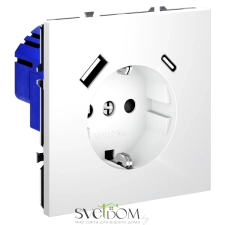 Розетка с USB, A+C Voltum S70 VLS040502  Voltum VLS040502