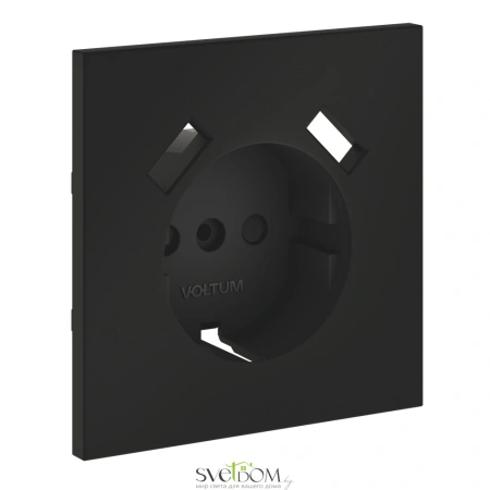 Накладка для розетки USB A+A Voltum S70 Черный VLS000908 Voltum VLS000908