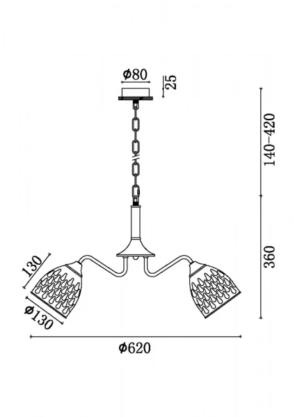 Люстры подвесныеFR5138PL-05W Freya | Svetdom.by