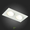 ST251.508.02 Св-к встр. Белый GU10 2*50W  IP20 L170xW92xH27 220V Без ламп Встраиваемые светильники ST LUCE