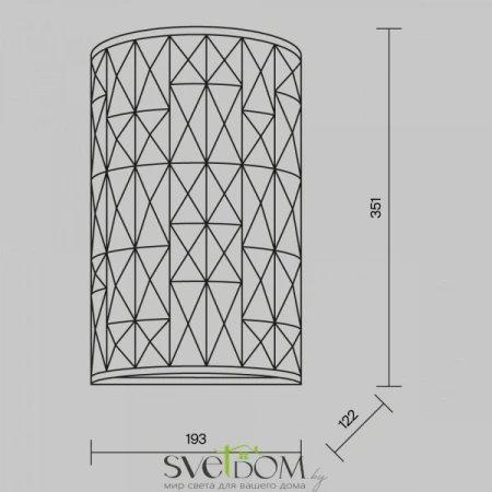 Настенные светильники MOD184-WL-02-CH Maytoni | Svetdom.by