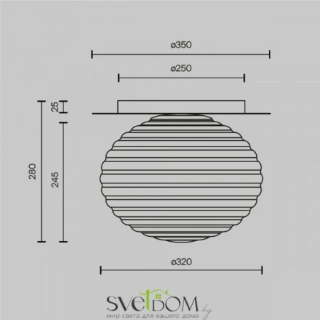 Потолочные светильники Maytoni MOD268CL-01B от Магазина Svetdom.by