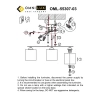Люстра потолочная Omnilux  OML-55307-03 Omnilux