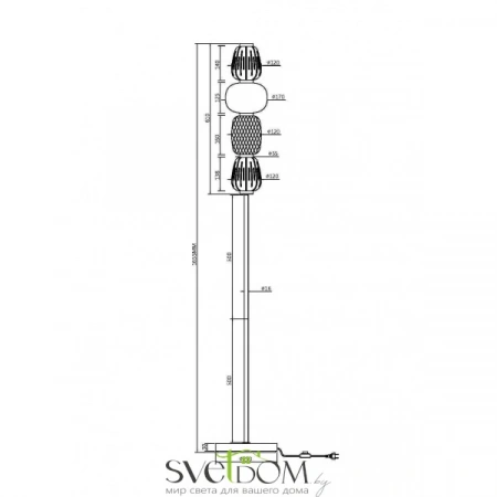 MOD267FL-L32CH3K Maytoni