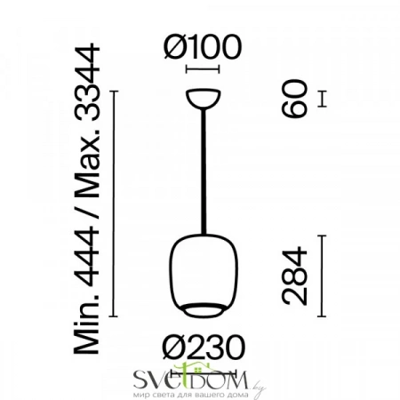 Подвесные светильники Maytoni MOD466PL-L12GR3K от Магазина Svetdom.by