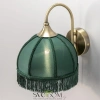 Citilux Базель CL407312 Бра с зелёным абажуром и выключателем CITILUX