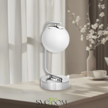 Citilux Адам Смарт CL228A811 LED Настольная лампа Матовый Хром CITILUX