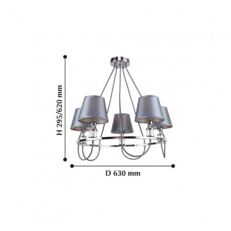 Люстры потолочные2193-5P Favourite | Svetdom.by