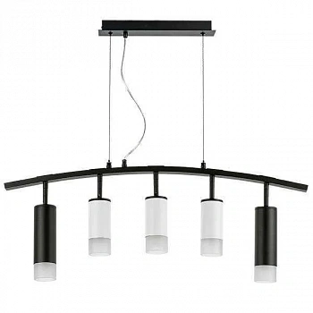Lightstar LR7358723631 Люстра RULLO 5х50W GU10 ЧЕРНЫЙ/БЕЛЫЙ (571735+214436-3+214487-2+202431-5)