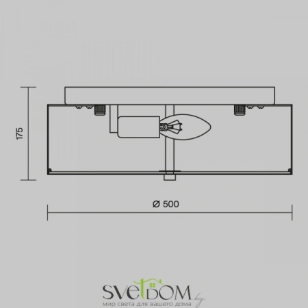 Потолочные светильники Maytoni MOD096CL-05CH от Магазина Svetdom.by