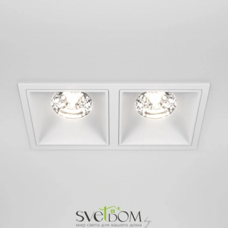 Встраиваемые светильники Maytoni DL043-02-15W4K-D-SQ-W от Магазина Svetdom.by