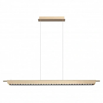 7018/40LA HIGHTECH Подвесной светильник c сенсорн. включением цв. тем-ры 2700-4000-5500K металл/акрил под латунь брашинг IP20 40W CRI 90 220V PUNTO