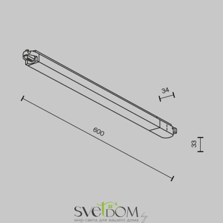 Трековый светильник Technical TR000-1-24W3K-W Maytoni