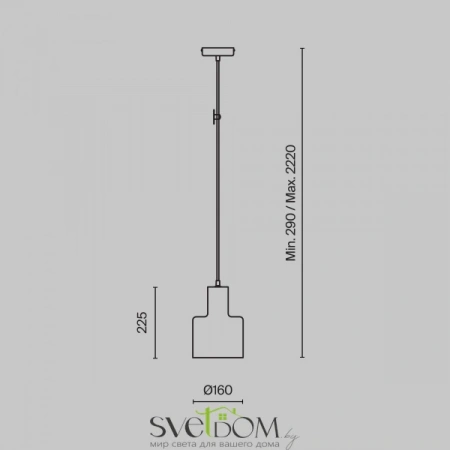 Подвесные светильники Maytoni T439-PL-01-GR от Магазина Svetdom.by