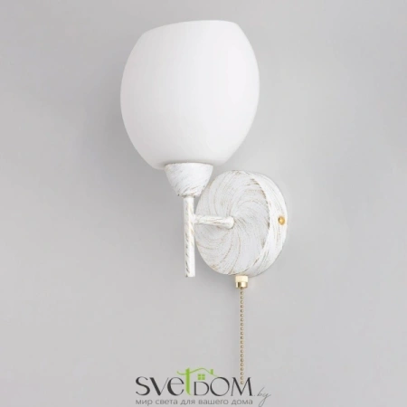 Citilux Флорида CL148310 Бра с выключателем Белое с патиной CITILUX