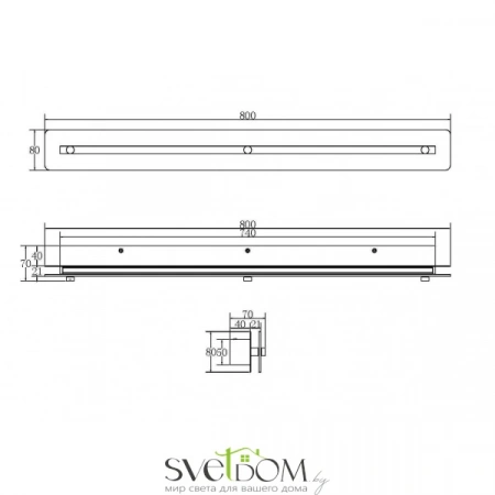 Настенные светильники P091WL-L21CH3K Maytoni | Svetdom.by